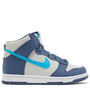 Nike Dunk High Grade School 'Light Bone Diffused Blue'